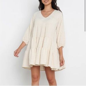 Petal and Pup Alana Dress in Beige